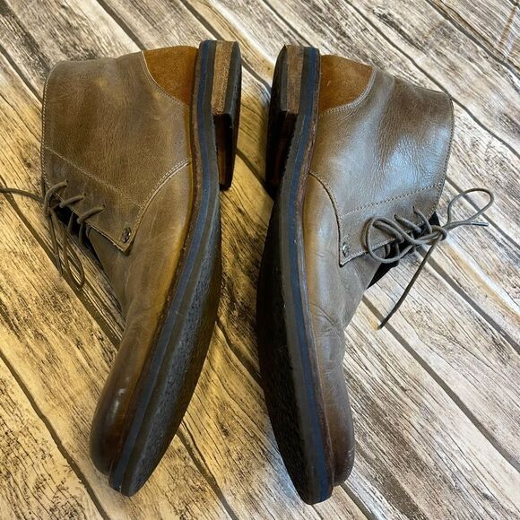 Testosterone Air Alert Grey/Rust Leather Lace-up - Picture 7 of 10